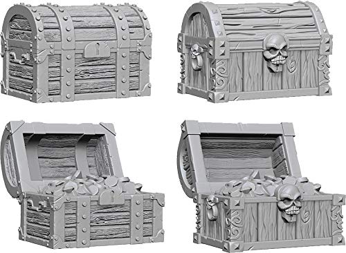 Dungeons & Dragons WizKids: Deep Cuts Unpainted Miniatures: Chests