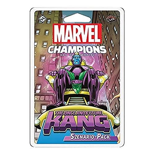 Fantasy Flight Games Marvel Champions: The Once and Future Kang, Juego de Cartas, expansión de Escenario, baraja Alemana, FFGD2910, Multicolor, 3º Escenario ampliación