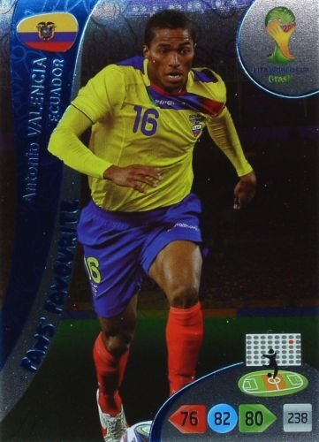 FIFA World Cup 2014 Brazil Adrenalyn XL Antonio Valencia Fans Favourite