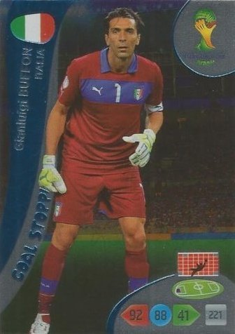 FIFA World Cup 2014 Brazil Adrenalyn XL Gianluigi Buffon Goal Stopper