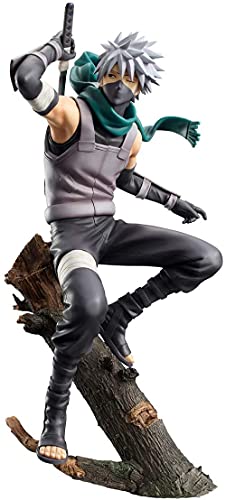 Figura de acción de Anime Naruto Hatake Kakashi figura pop Naruto forma de personaje estatua de PVC para decoración de escritorio 24 CM