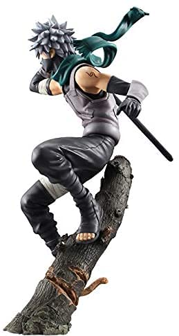 Figura de acción de Anime Naruto Hatake Kakashi figura pop Naruto forma de personaje estatua de PVC para decoración de escritorio 24 CM