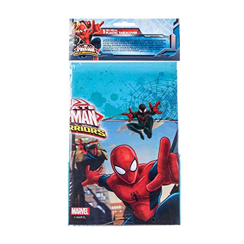 Folat B.V. 85155 Ultimate Spider-Man Web-Warriors, Mantel de Plástico, Multicolor, 120 x 180 cm