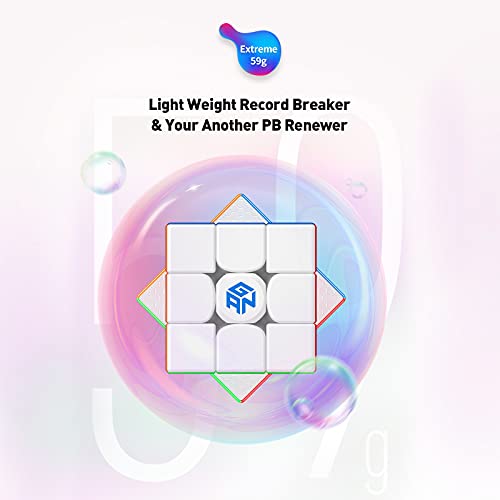 GAN 11 M Duo, cubo de velocidad magnético de 3 x 3, cubo mágico rompecabezas cubo de juguete sin etiqueta superficie esmerilada (interno primario)