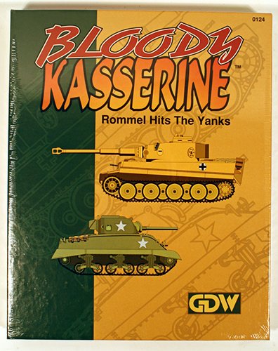 GDW 124 Bloody Kasserine Rommel Hits The Yanks para 1-2 jugadores.