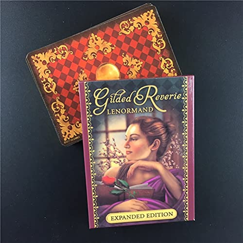 Gilded Reverie Lenormand Oracle Tarjetas,Gilded Reverie Lenormand Oracle Cards,Style B,Tarot Deck