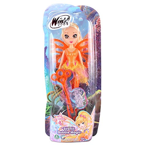 Giochi Preziosi Wing Winx Sirenix Bubbles Wings Estrella con Alas y Cetro Efecto Burbujas Personaje, Multicolor WNX53300