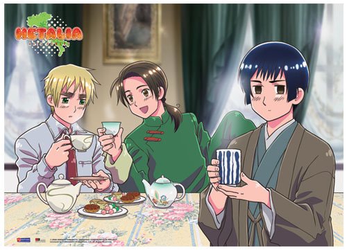 Great Eastern Entertainment Hetalia Tea Time pergamino de pared, 33 por 44 pulgadas