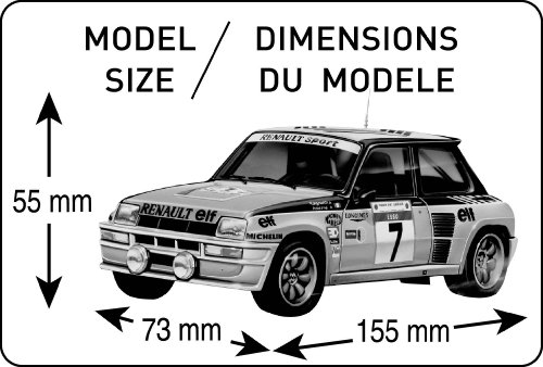 Heller - 80717 - Maqueta para Construir - Renault R5 Turbo - 1/24