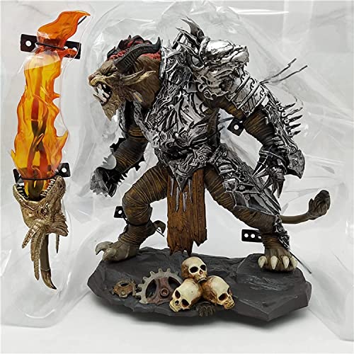 HERVI Anime Figuras Charr Rytlock Personaje Modelo Anime Statue Guild Wars 2 Collector's Edition Otaku Favorito Desktop Action Doll Toy Regalo