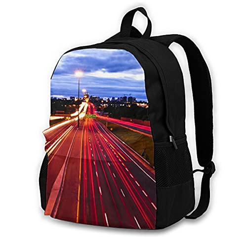 huobeibei Mochilas Rush Running Mujer Mochila Grande Universal Poliéster Bolsas 17 Pulgadas 2