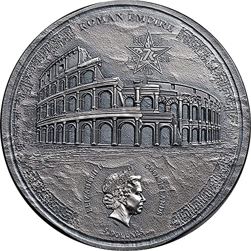 Julius Caesar Julio César Roman Empire 1 Oz Moneda Plata 5$ Cook Islands 2021