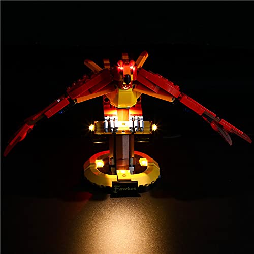 Kit de iluminación LED para Lego Harry Potter Fawkes Dumbledore's Phoenix 76394 (no incluye juego de iluminación 76394)