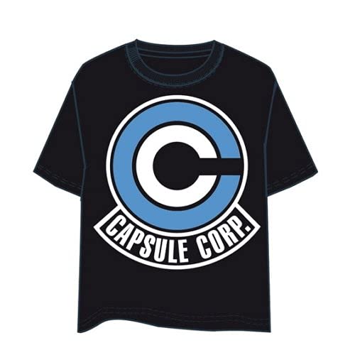 Last Level Camiseta Dragon Ball Capsule Corp Logo Talla M