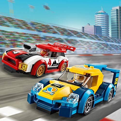 Lego City 60256 - Duelo de coche de carreras + Lego City para pequeños ayudantes a partir de 5 años