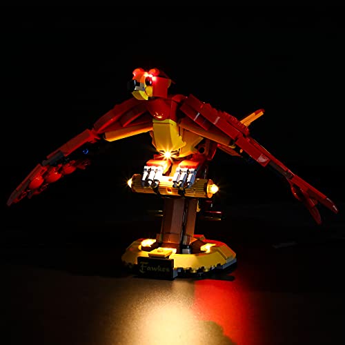 Lightailing Conjunto de Luces Compatible con Lego 76394 Harry Potter™ Fawkes, Dumbledore’s PhoenixModelo de Construcción de Bloques - NO Incluido en el Modelo