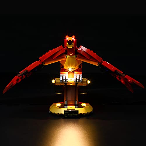 Lightailing Conjunto de Luces Compatible con Lego 76394 Harry Potter™ Fawkes, Dumbledore’s PhoenixModelo de Construcción de Bloques - NO Incluido en el Modelo