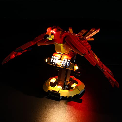 Lightailing Conjunto de Luces Compatible con Lego 76394 Harry Potter™ Fawkes, Dumbledore’s PhoenixModelo de Construcción de Bloques - NO Incluido en el Modelo