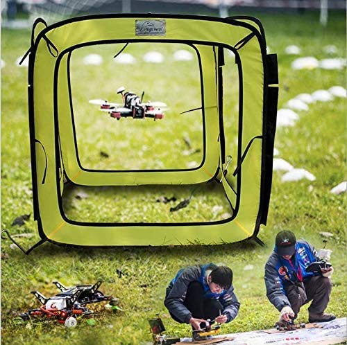 Linghuang Obstacle Tunnel Cube Door Channel para DJI FPV Drone Racing Course Curso de entrenamiento Drone Racing Race Course Puertas de Obstáculos Drone Crossing Puerta Plegable Portátil 80×80×80 cm