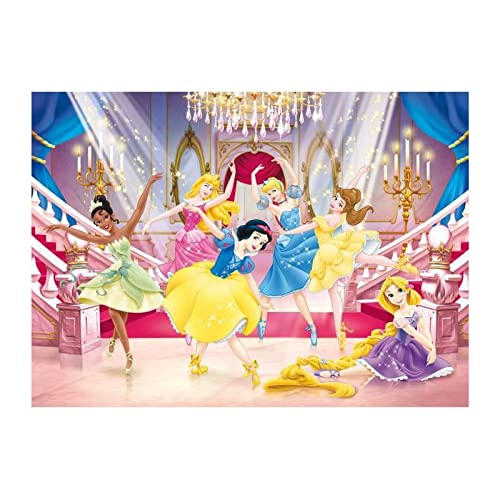 Lisciani Puzzle para niños de 250 piezas 2 en 1, Doble Cara con reverso para colorear - Disney Princesas 48083