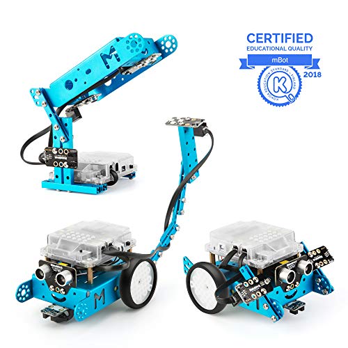 Makeblock mBot Paquete de Complementos, Luz y Sonido Interactivos, Robot 3-en-1 Paquete Adicional, Robot Que Persigue la Luz, Luz de Escritorio Inteligente, Robot Scorpion