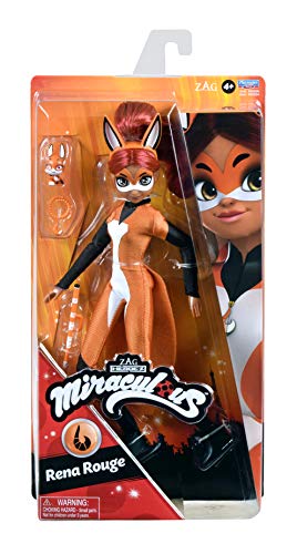 Miraculous: Tales of Ladybug & Cat Noir - Muñeca de Moda Rena Rouge 26cm con Accesorios (Bandai) Multicolor P50004X