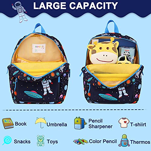 Mochila Infantil, RAVUO Linda Ligera Mochila Unicornio Preescolar Mochila Escolar Guardería Mochila Dinosaurio para Niñas y Niños con Correa de Pecho