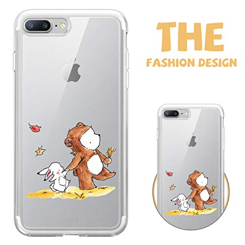 Oihxse Compatible con iPhone 11 Pro MAX Silicona Funda Transparente Gel TPU Flexible Protectora Carcasa Dibujos Elefante Patrón Ultra Thin Estuche Cover Case(D3)