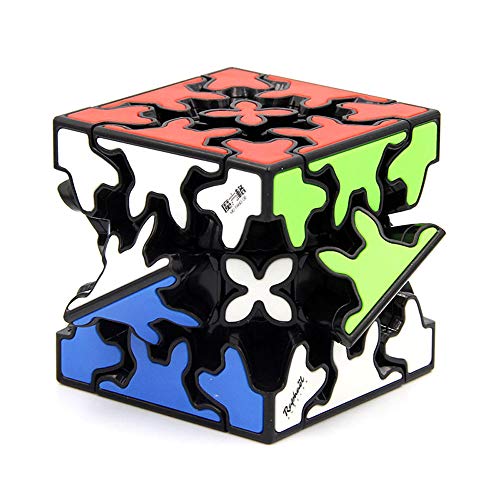 Oostifun MO Fang GE Gear Cube 3x3x3 Puzzle Cube 3D Puzzle 3x3x3 Cube Smooth Puzzle Smooth Cube Twist Puzzle con un trípode de Cubo (Negro)