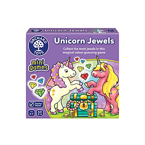 Orchard Toys 366 Unicorn Jewels Mini Juego, Multi