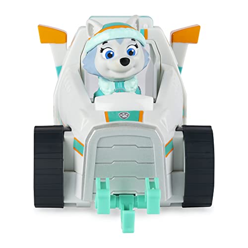 PAW Patrol Everest's Snow Plough Vehículo con Figura Coleccionable, para niños a Partir de 3 años