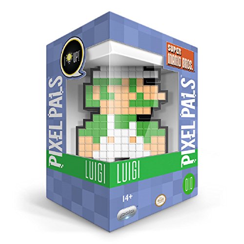 PDP Gaming - Pixel Pals Nintendo 8-Bit Luigi (Try me!)