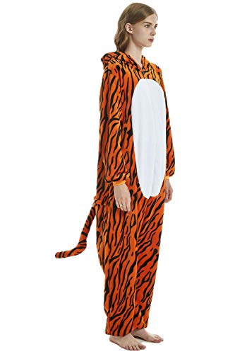 Pigiama animale Adulto Unisex Tutina Morbido Pile Sleepwear Donna Uomo Nightwear Natale Halloween Homewear Costume Cosplay Pigiama Party Dress Up Cartoon Party