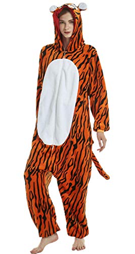 Pigiama animale Adulto Unisex Tutina Morbido Pile Sleepwear Donna Uomo Nightwear Natale Halloween Homewear Costume Cosplay Pigiama Party Dress Up Cartoon Party