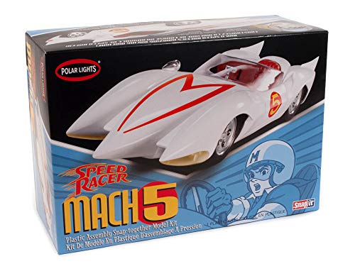 Polar Lights Speed Racer Mach V (Snap) 1:25 escala de plástico modelo Kit (POL981M)