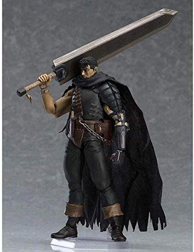 PsWzyze 17cm Berserk: Guts (Black Swordsman Version) Figura de acción Que Incluye múltiples Expresiones