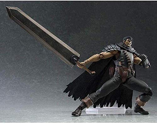 PsWzyze 17cm Berserk: Guts (Black Swordsman Version) Figura de acción Que Incluye múltiples Expresiones