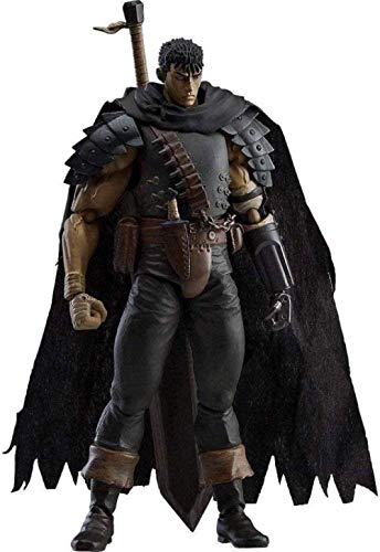 PsWzyze 17cm Berserk: Guts (Black Swordsman Version) Figura de acción Que Incluye múltiples Expresiones