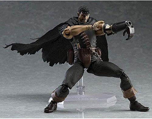 PsWzyze 17cm Berserk: Guts (Black Swordsman Version) Figura de acción Que Incluye múltiples Expresiones