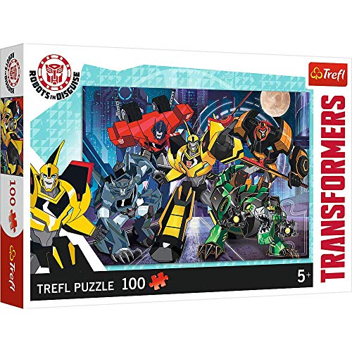 Puzzle 100 Transformers Druzyna Autobotów