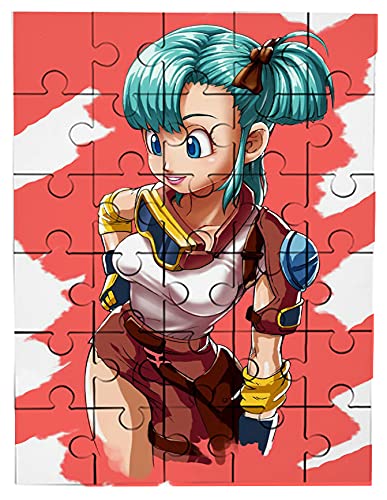 PUZZLE CON 24 PIEZAS BULMA DRAGON BALL CAPSULE CORP rompecabezas educativo puzle