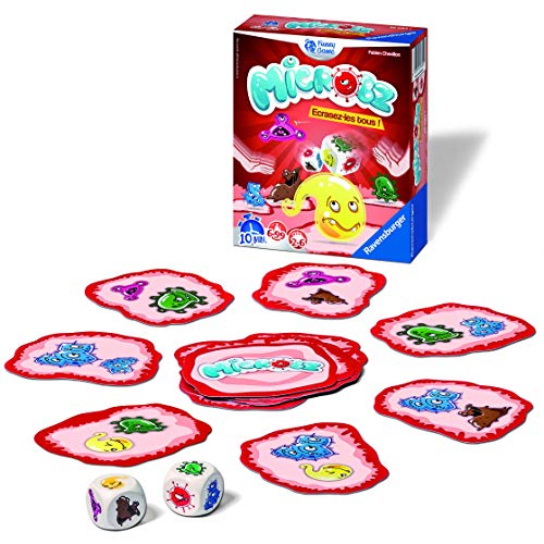 Ravensburger 26682 Microbz - Juego de acción y Reflejo