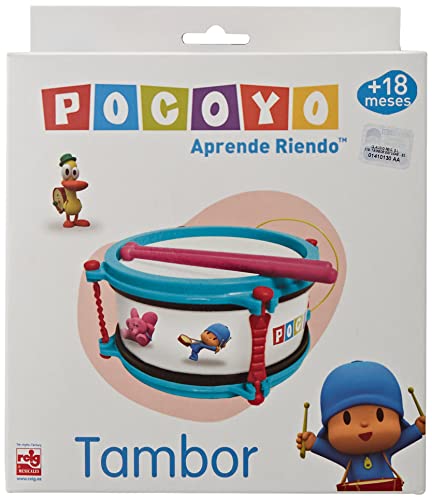 REIG Pocoyo-Tambor en Estuche (Claudio 318.0), Color 3 a 5 años (REIG318)