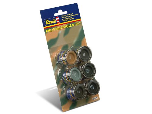 Revell 32340 - Botes de pintura para camuflaje militar (6 unidades x 14 ml)