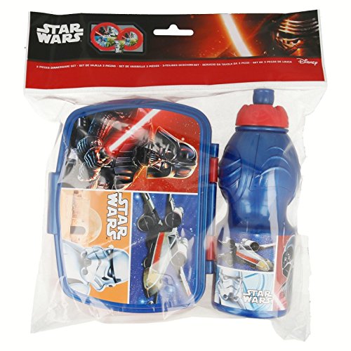 SET VUELTA AL COLE 2 PCS. (BOTELLA SPORT Y SANDWICHERA) STAR WARS CLASSIC