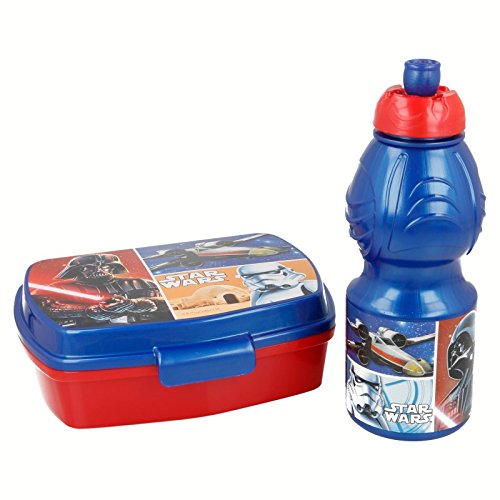 SET VUELTA AL COLE 2 PCS. (BOTELLA SPORT Y SANDWICHERA) STAR WARS CLASSIC