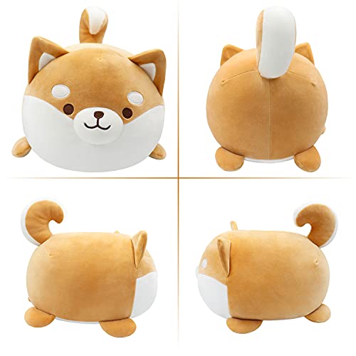 Shiab Inu Almohada Shiba Inu Peluche Peluche Animal de Peluche y Peluche Lindo Perro Peluche Cuhion Muñeca Kawaii Felpa Shiba Inu Almohada Huggable Shiba Inu Animal de peluche, 19.7 pulgadas