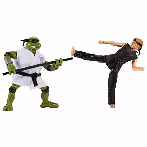 Teenage Mutant Ninja Turtles Vs. Cobra Kai Donatello vs Johnny Lawrence 2 Pack