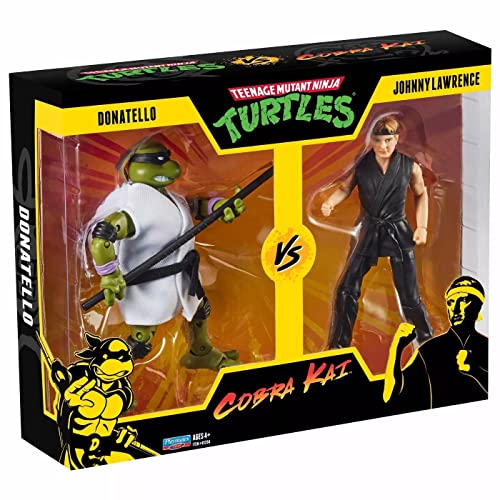 Teenage Mutant Ninja Turtles Vs. Cobra Kai Donatello vs Johnny Lawrence 2 Pack