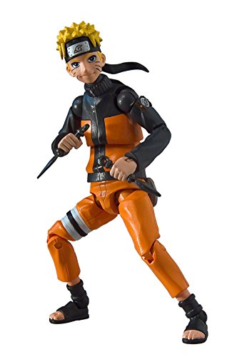 Toynami Naruto Shippuden 4 Inch Poseable Figure Series 1 - Naruto Action Figure -10cm